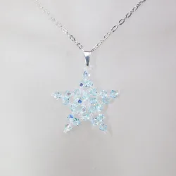 Pendant 45cm - Néréides-Silver Chain - Pendant 45cm - Laiton argenté